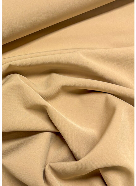 Madeline sand-colored - stylish woven fabric - wrinkle-free - high quality (Italy)