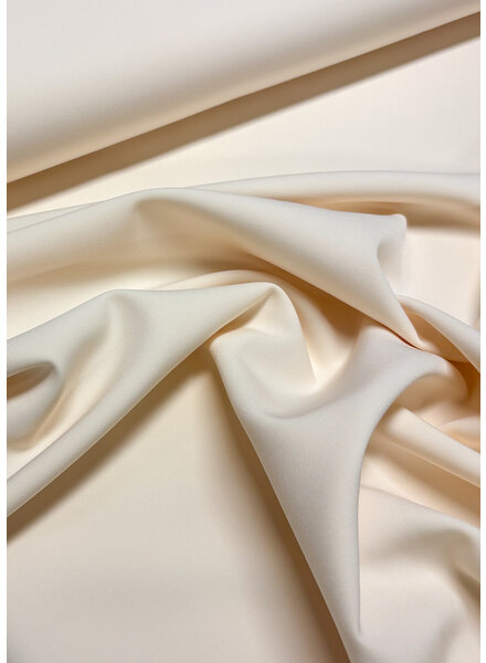 Madeline beige- stijlvolle geweven stof- kreukvrij - hoogstaande kwaliteit (Italie)