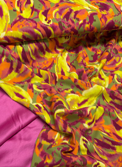 A la Ville faded lily's - beautiful Italian crepe