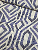 A la Ville Ikat print - beautiful blue and off-white - cotton voile