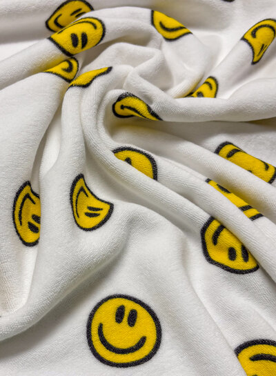 Madeline Smileys sponge - stretch terry cloth