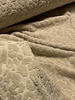 Madeline sand colored leopard sponge / stretch terry cloth