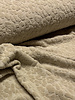 Madeline sand colored leopard sponge / stretch terry cloth