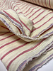 Madeline striped pink - tetra / double gauze