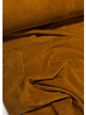 cognac stretch terry cloth/sponge