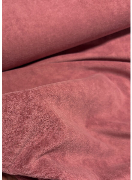 old pink stretch terry cloth/sponge