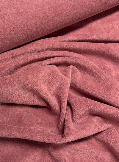 old pink stretch terry cloth/sponge