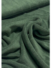 Madeline dark green - stretch terry cloth - sponge