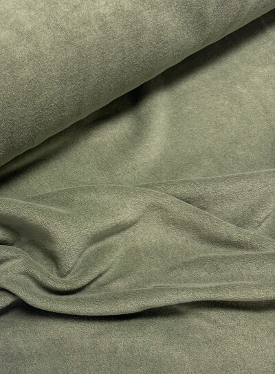 pistachio - stretch terry cloth