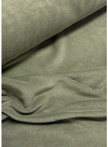 pistachio - stretch terry cloth