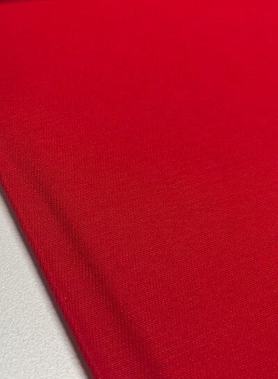 Madeline red cotton gabardine - tight and sturdy woven - trench coat fabric (not waterproof)