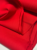 Madeline rood katoen gabardine - vast en stevig geweven - trenchcoat stof (niet waterproof)