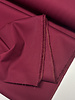 Madeline bordeaux katoen gabardine - vast en stevig geweven - trenchcoat stof (niet waterproof)