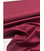 Madeline bordeaux katoen gabardine - vast en stevig geweven - trenchcoat stof (niet waterproof)