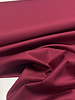 Madeline bordeaux katoen gabardine - vast en stevig geweven - trenchcoat stof (niet waterproof)