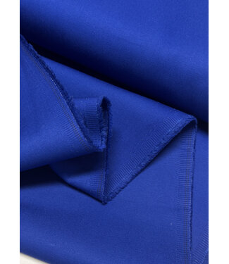 Madeline cobalt blue cotton gabardine - tight and firm woven - trench coat fabric (not waterproof)