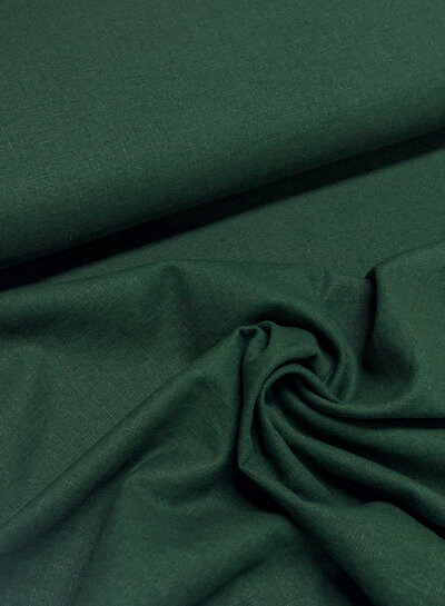 100% washed linnen flessengroen