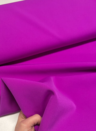 A la Ville Electric purple - stijlvolle geweven stof- kreukvrij - hoogstaande kwaliteit (Italie)