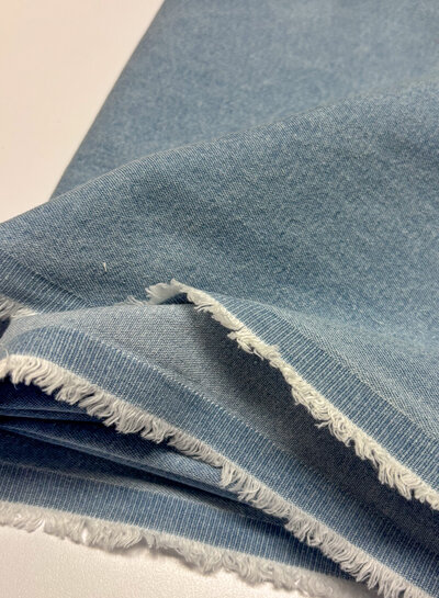 True Denim by M. Comfort Stretch Denim - Light Wash Denim - 9.5oz