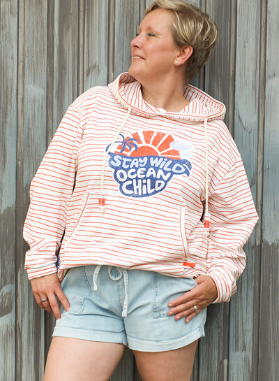 Madeline Stay wild Ocean Child - Paneel 1 meter - prachtige french terry
