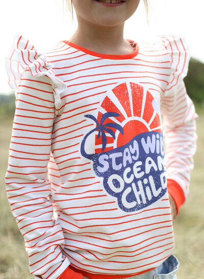Madeline Stay wild Ocean Child - Paneel 1 meter - prachtige french terry