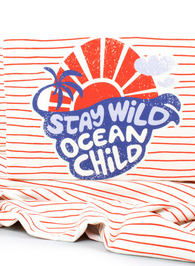 Madeline Stay wild Ocean Child - Paneel 1 meter - prachtige french terry
