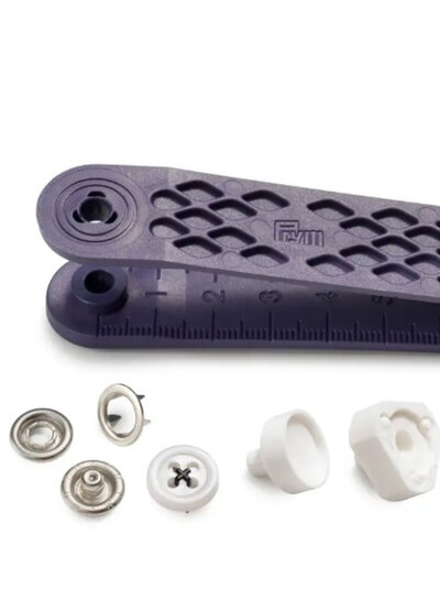 Prym Buttons (black) - sew-free jersey snap fasteners - 12mm 7 pieces