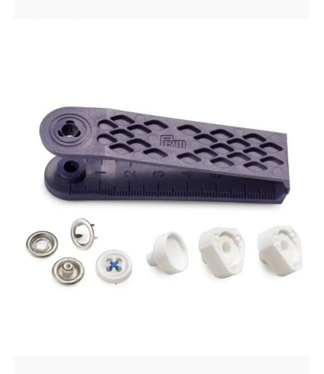 Prym Knoopjes (blauw)  - naaivrije jersey drukknopen - 12mm 7 stuks