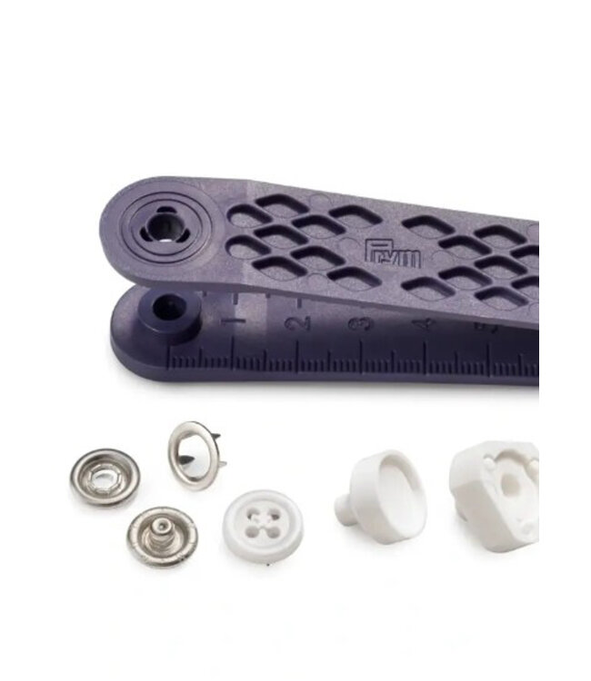 Prym Knoopjes (wit)  - naaivrije jersey drukknopen - 12mm 7 stuks