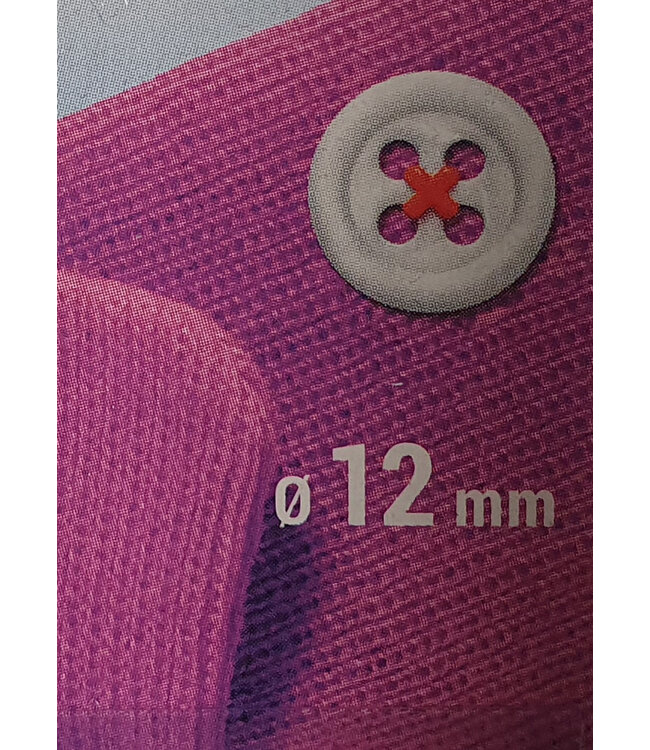 Prym Knoopjes (rood) - naaivrije jersey drukknopen - 12mm - 7 stuks