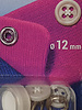 Prym Buttons (white) - sew-free jersey snap fasteners - 12mm 7 pieces