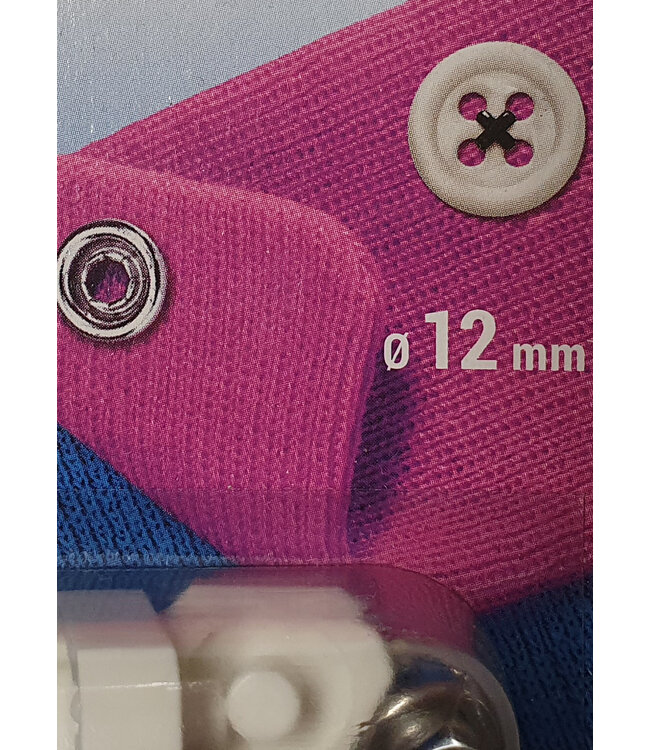 Prym Knoopjes (zwart)  - naaivrije jersey drukknopen - 12mm 7 stuks