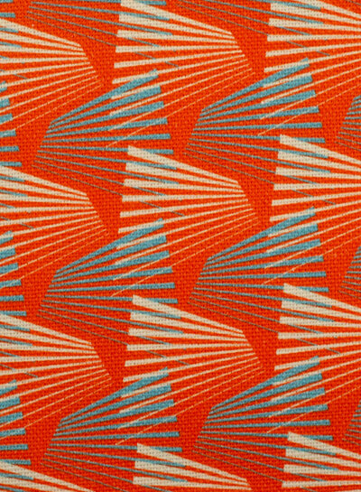 Madeline Sunset peaks oranje - zachte canvas