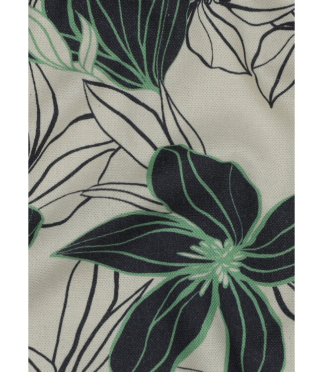 flowers ecru - canvas