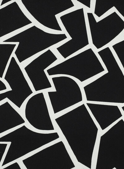 abstract zwart wit - canvas