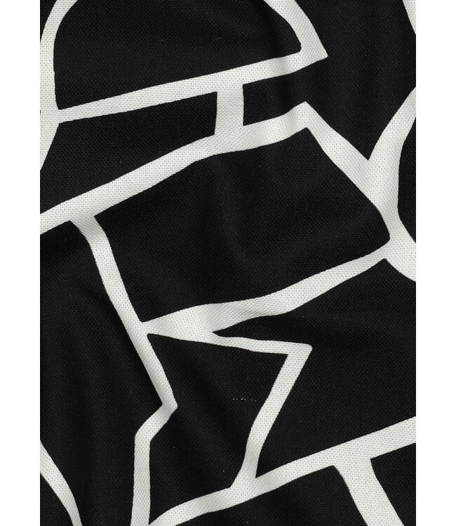 abstract zwart wit - canvas
