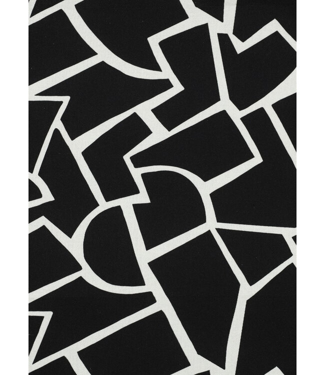 abstract zwart wit - canvas