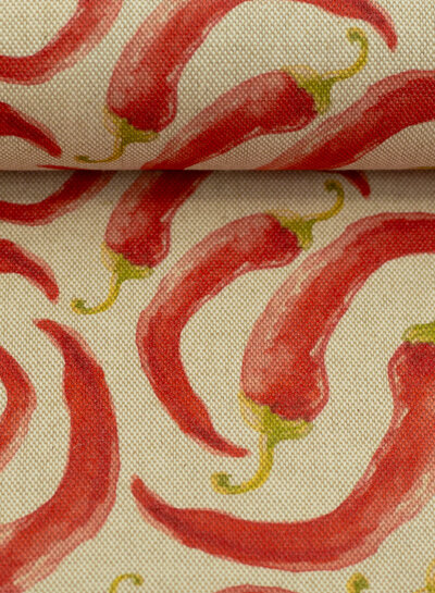 Madeline Peppers - natural canvas