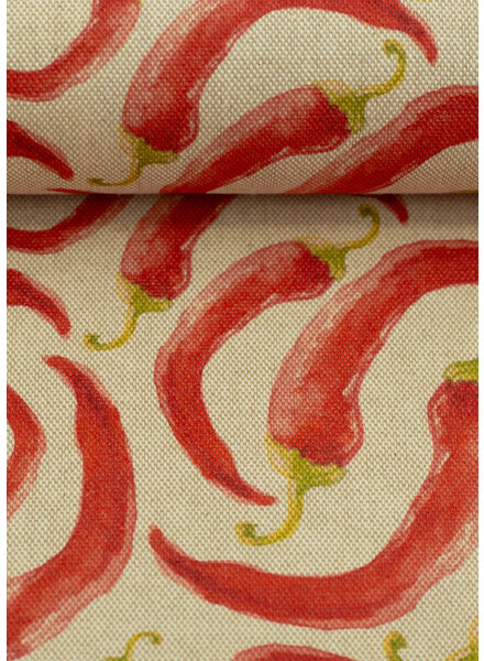 Madeline Peppers - naturel canvas