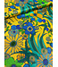 Marylene Madou flowers - geel - prachtige satijnviscose