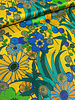 Marylene Madou flowers - yellow - beautiful satin viscose
