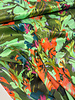 Marylene Madou green flower field - beautiful satin viscose