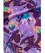 Marylene Madou Violet bloemenveld - prachtige satijnviscose