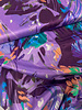 Marylene Madou Violet flower field - beautiful satin viscose