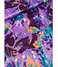 Marylene Madou Violet bloemenveld - prachtige satijnviscose