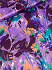 Marylene Madou Violet flower field - beautiful satin viscose