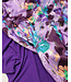 Marylene Madou Violet bloemenveld - prachtige satijnviscose