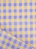 Katia fabrics violet  & yellow vicky gingham - katoen