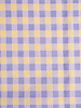 Katia fabrics violet  & yellow vicky gingham - katoen
