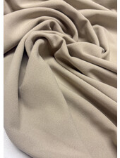 Madeline sand-colored - Italian crepe - medium weight
